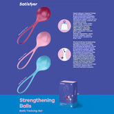 Satisfyer Strengthening Balls Weighted Kegel Balls Set of 3 > Sex Toys For Ladies > Kegel Exercise